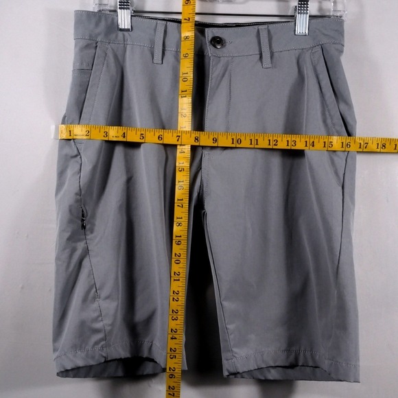 Kenneth Cole Mens 30 Chino Short Polyester Spandex Gray Stretch Performance Golf - Picture 4 of 10